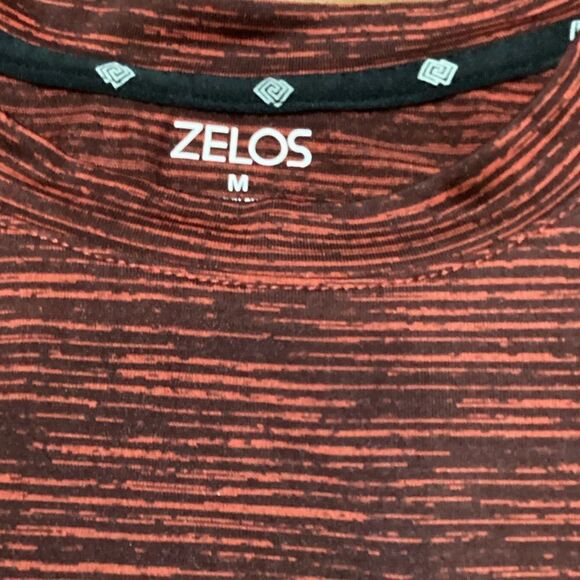 NWT Zelos Short Sleeve Athletic Top Red Black M - Picture 8 of 11